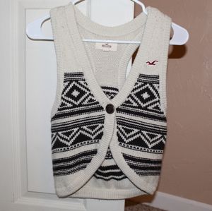 ❄Hollister holiday vest❄